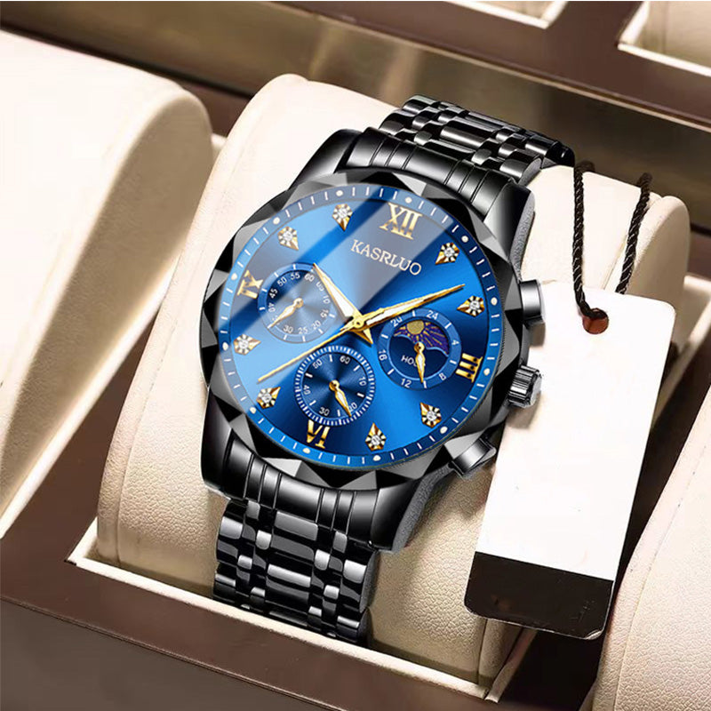 🔥 Men's Waterproof Quartz Watch - Stylish & Durable, Perfect for Daily Wear and Outdoor Activities ✨