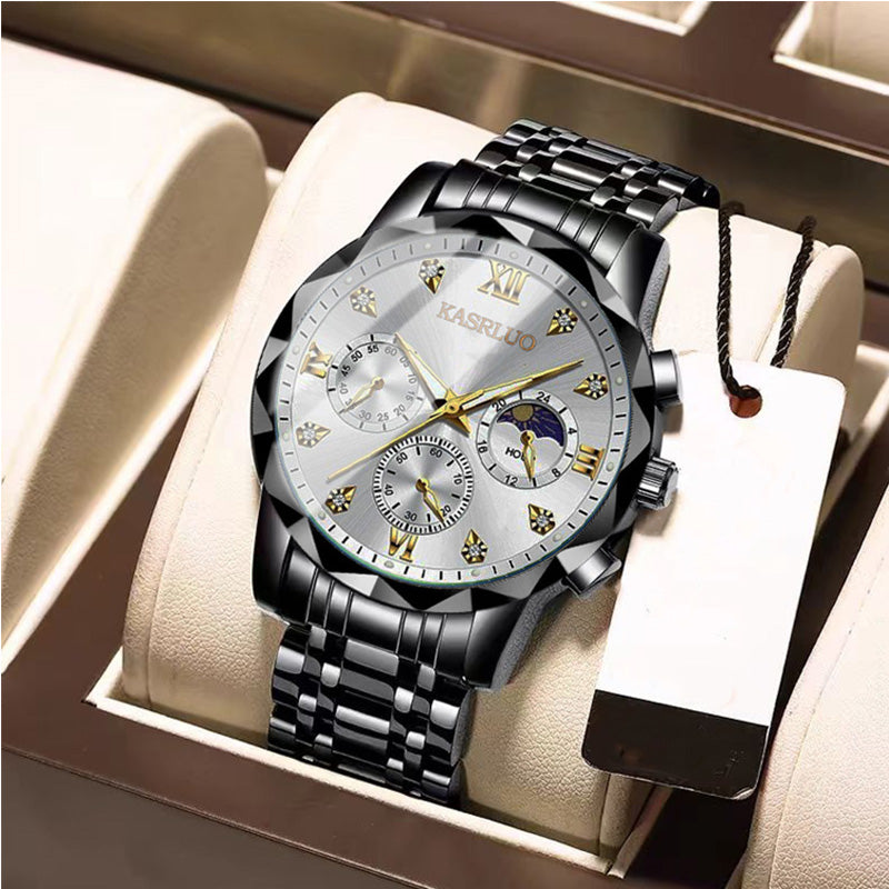 🔥 Men's Waterproof Quartz Watch - Stylish & Durable, Perfect for Daily Wear and Outdoor Activities ✨