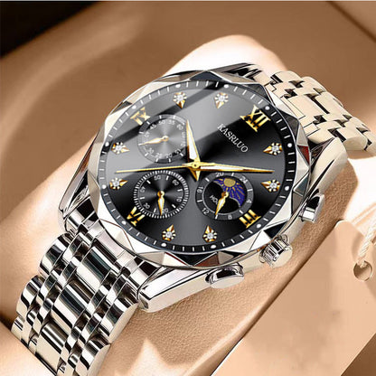 🔥 Men's Waterproof Quartz Watch - Stylish & Durable, Perfect for Daily Wear and Outdoor Activities ✨
