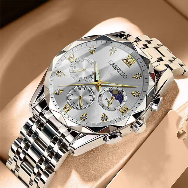 🔥 Men's Waterproof Quartz Watch - Stylish & Durable, Perfect for Daily Wear and Outdoor Activities ✨