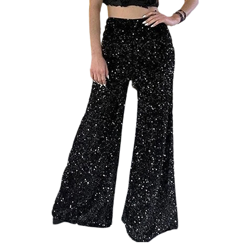 🔥New Arrivals Special Offer-Women’s Fashion Sequin Wide-Leg Pants