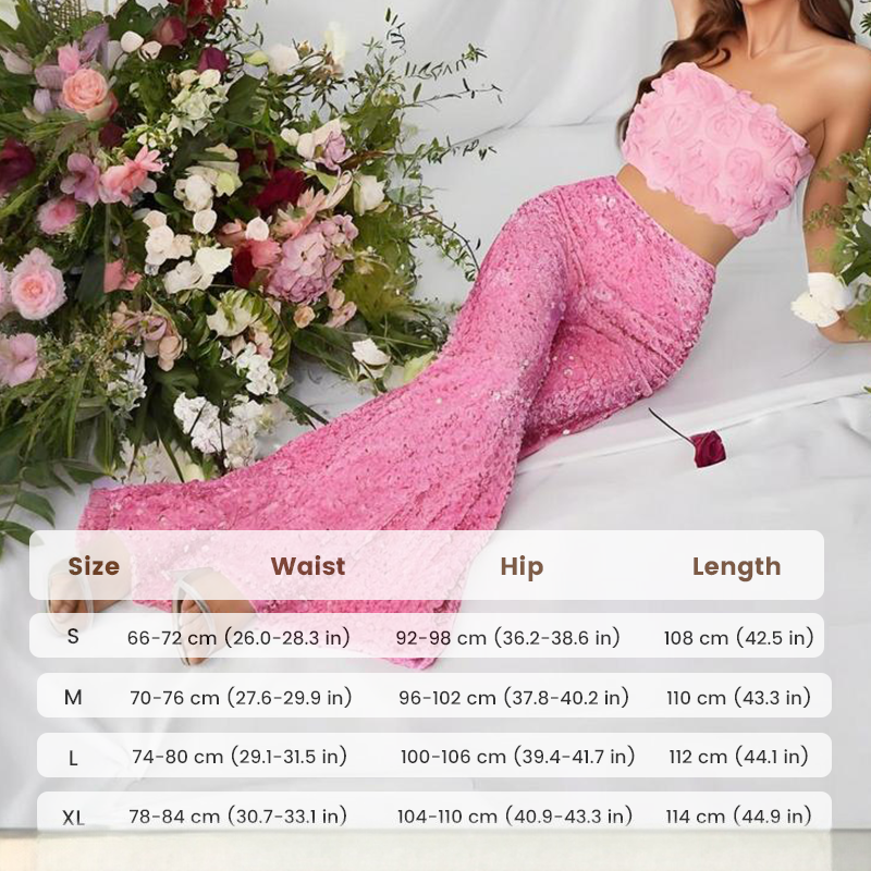 🔥New Arrivals Special Offer-Women’s Fashion Sequin Wide-Leg Pants