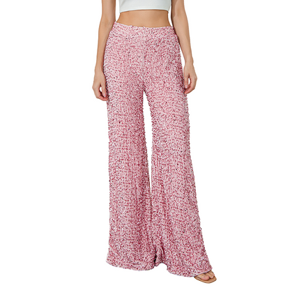 🔥New Arrivals Special Offer-Women’s Fashion Sequin Wide-Leg Pants