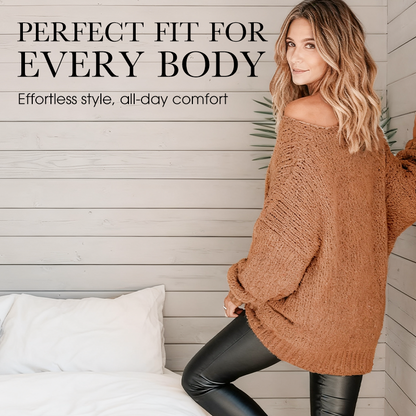 Women's Crewneck Loose Pullover Sweater