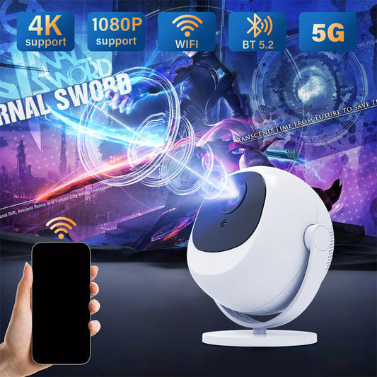 🔥Hot Sale Deals-360° Portable Smart HD Projector