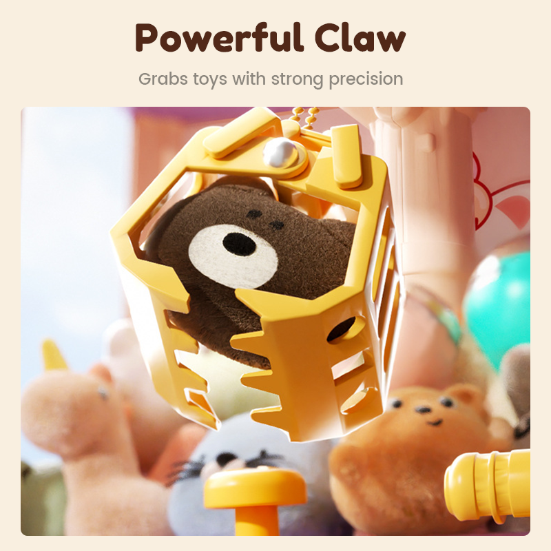 🔥Hot Sale Deals-Children’s Cute Animal Claw Machine with Dolls and Capsules