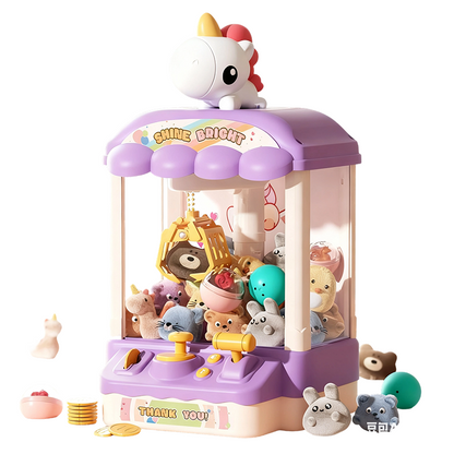 🔥Hot Sale Deals-Children’s Cute Animal Claw Machine with Dolls and Capsules