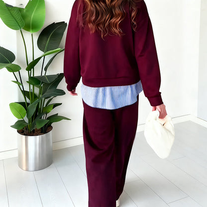 Women's Casual Long-Sleeve Top and Pants 2-Piece Set🔥Buy 2 Get Free Shipping
