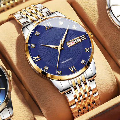Men's Stainless Steel Waterproof Business Watch（50% OFF）