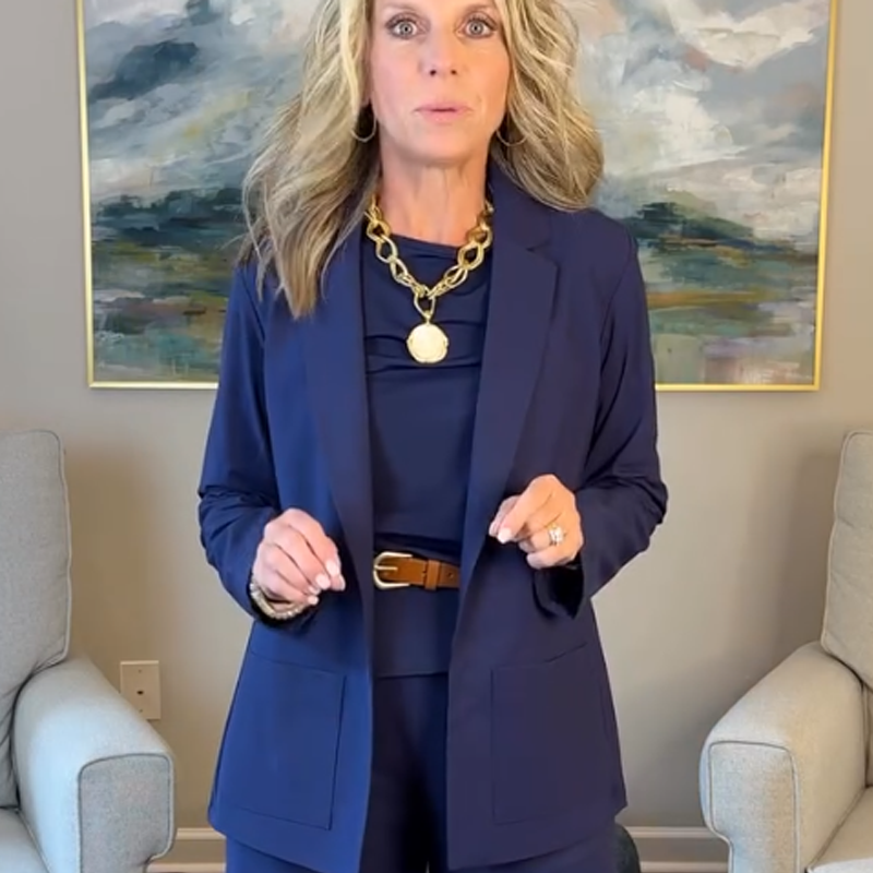 🔥New Arrivals Limited-Time Offer-Women's 3-Piece Suit Set with Wide-Leg Pants and Top
