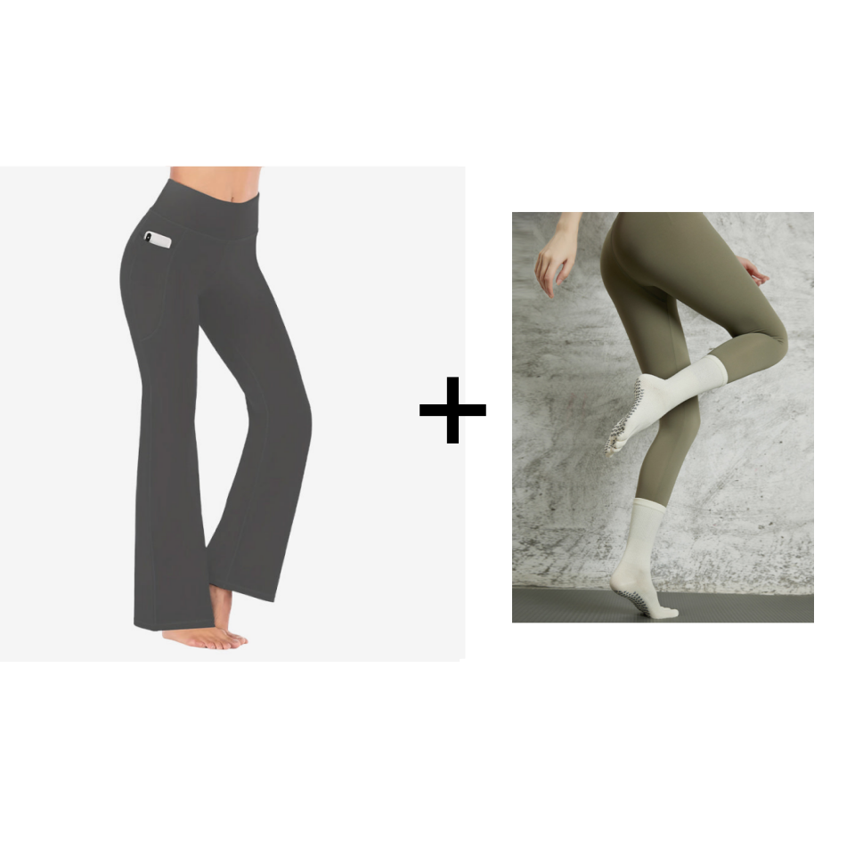 🔥Ultra Sculpt High Waisted Tummy Control Flare Leggings