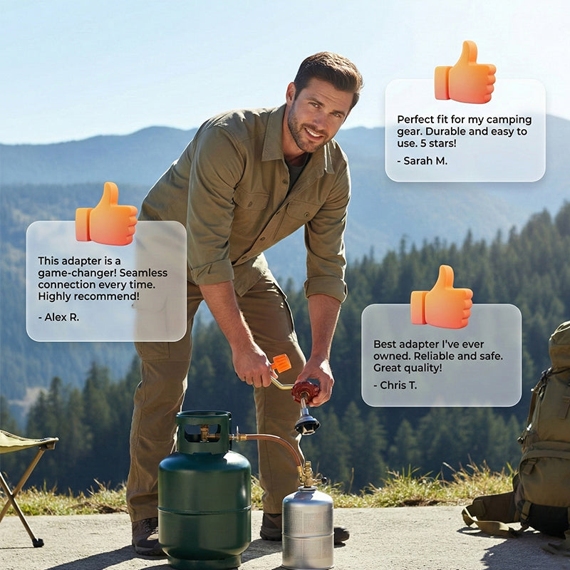 🔥Hot Sale🔥Outdoor Gas Canister Refill Adapter