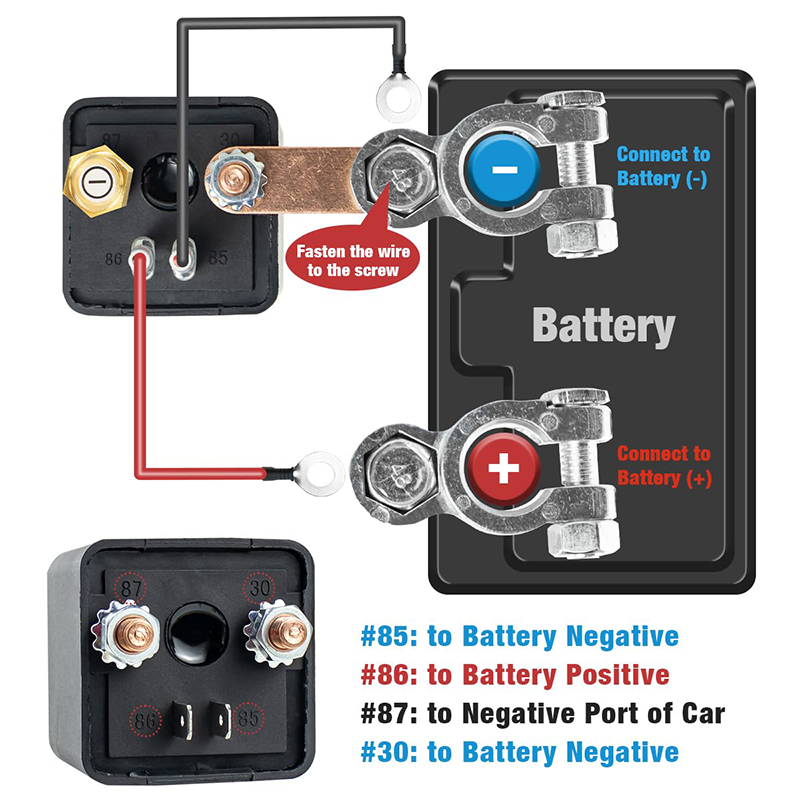 🔥Limited-time offer-Remote Battery Disconnect Switch Kit for Car