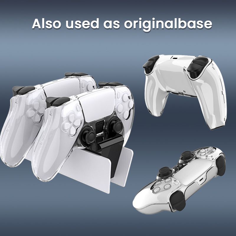 Gamepad Crystal Protective Cover for PS5 Controller