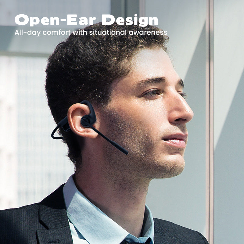 🎁Hot Sale Promotion 49% OFF🔥 Open Air Conduction Wireless Bluetooth Headset with Microphone