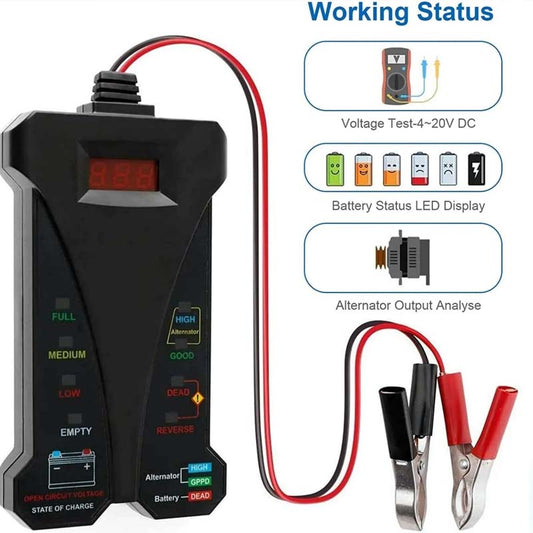 🔥Hot Sale Deals-12V Digital Charging System Analyzer for Car