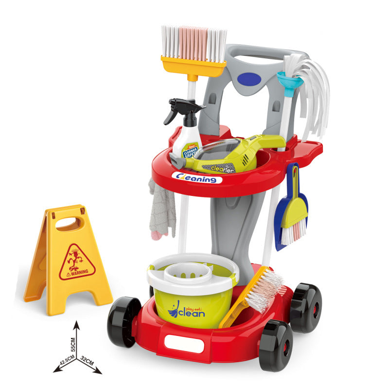 🎁 Hot Sale 50% OFF 🔥Kids Cleaning Playset with Toy Vacuum