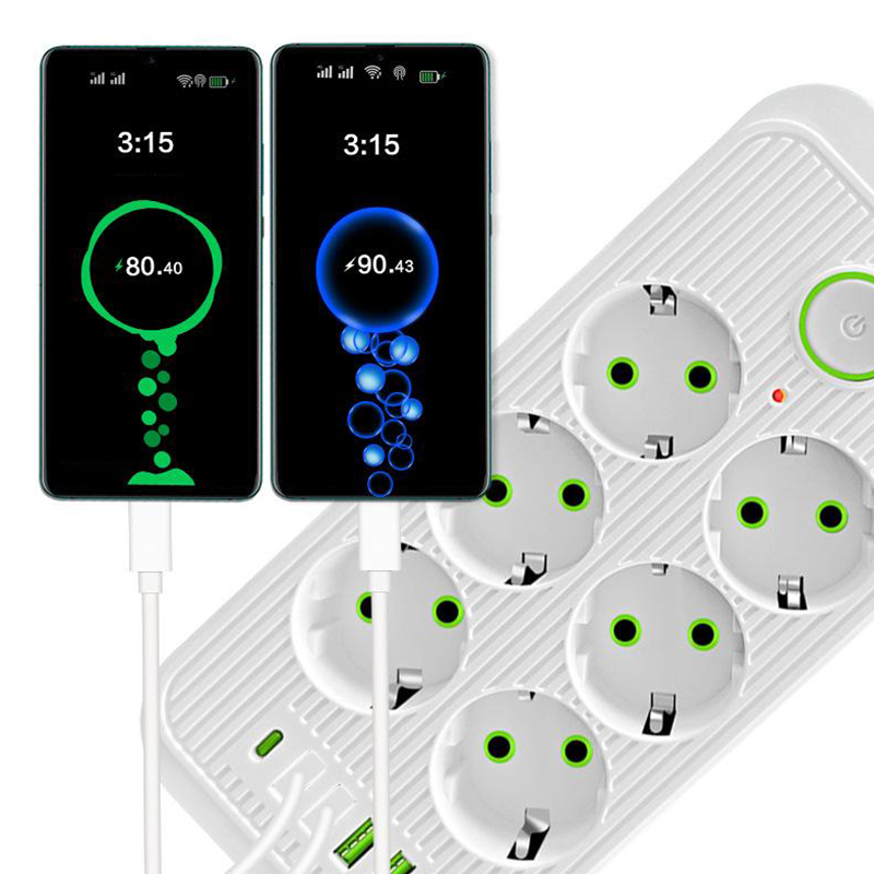 Power Strip with Multiple Outlets