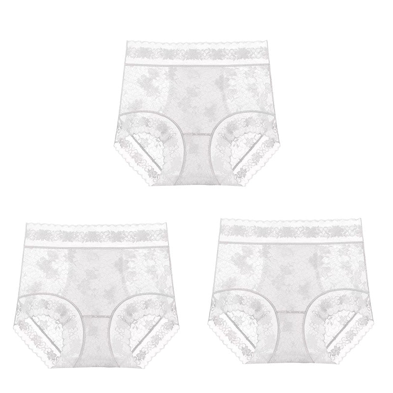 Women's Seamless Lace High-Waisted Panties
