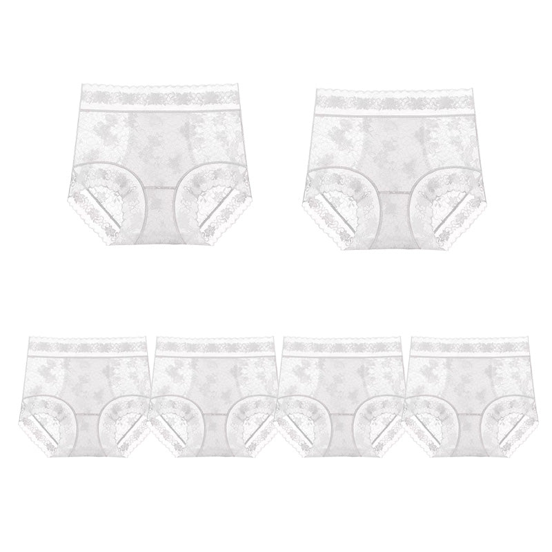 Women's Seamless Lace High-Waisted Panties
