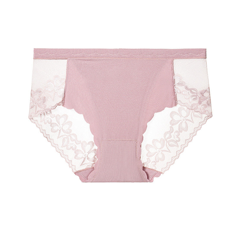 Women’s Sexy Floral Lace Mesh Briefs