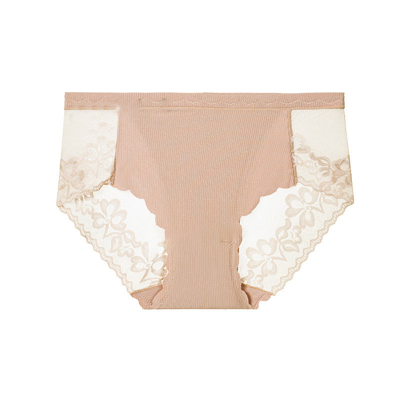 Women’s Sexy Floral Lace Mesh Briefs