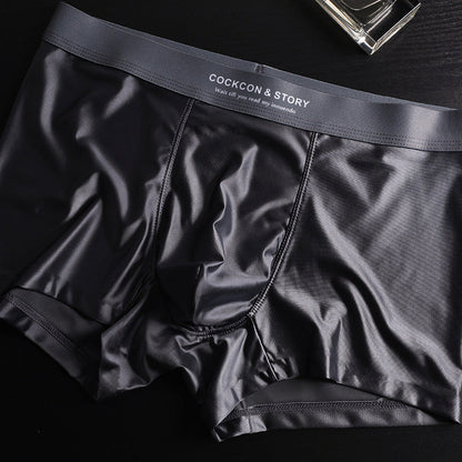 Men's Satin Ice Silk Briefs