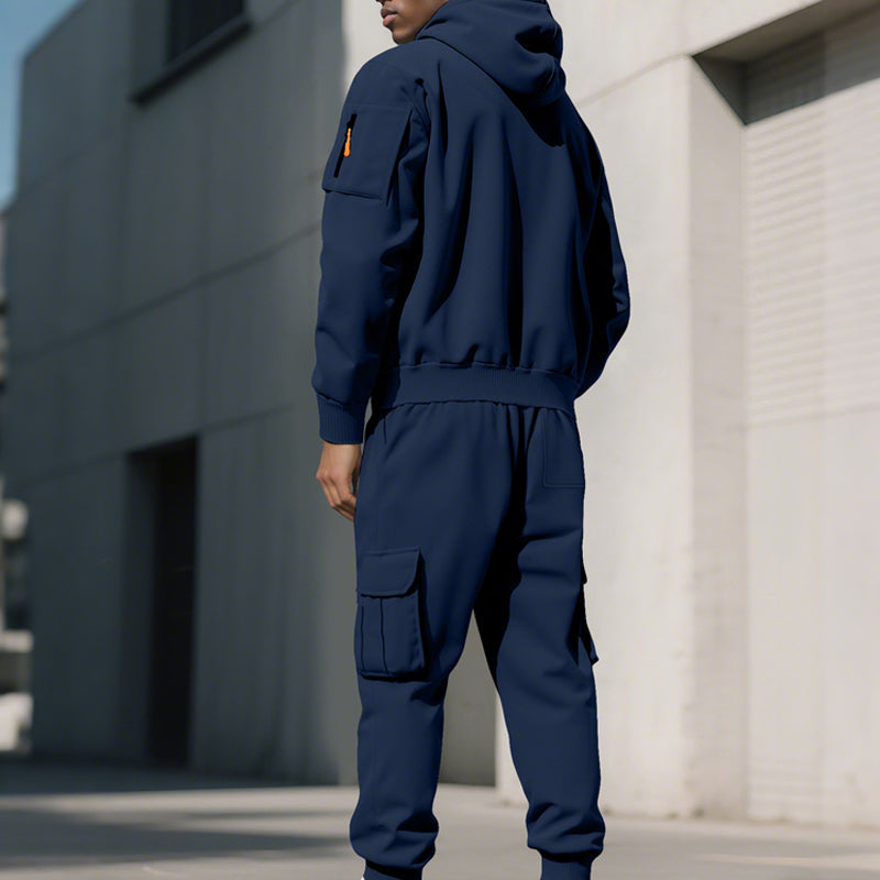 🔥Hot Sale Deals-Men's Two-Piece Hooded Tracksuit Set