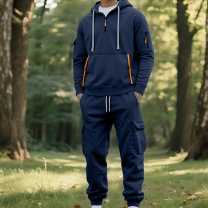 🔥Hot Sale Deals-Men's Two-Piece Hooded Tracksuit Set