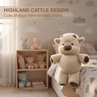 💞50K+ SOLD! 🔥🔥50% OFF!🎁🎁Adorable & Furry Highland Cattle Soft Toy