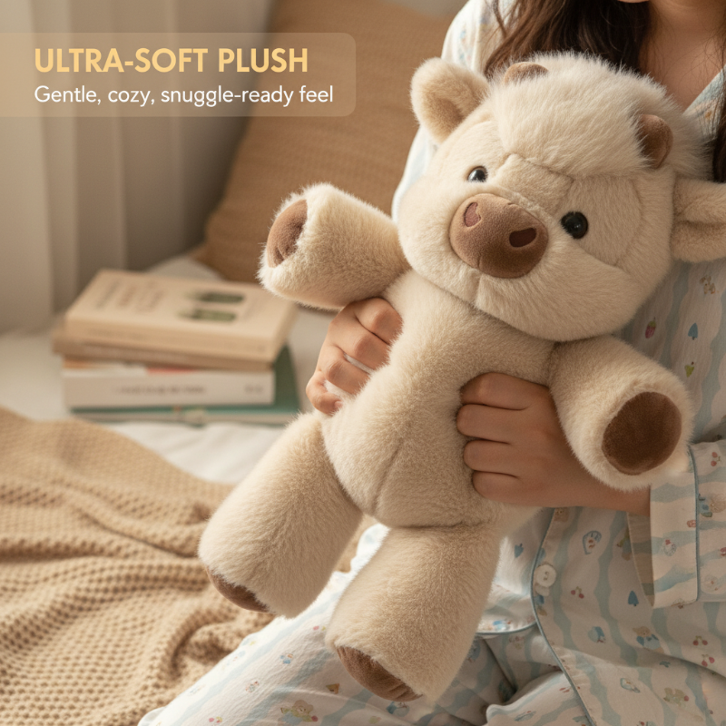 💞50K+ SOLD! 🔥🔥50% OFF!🎁🎁Adorable & Furry Highland Cattle Soft Toy