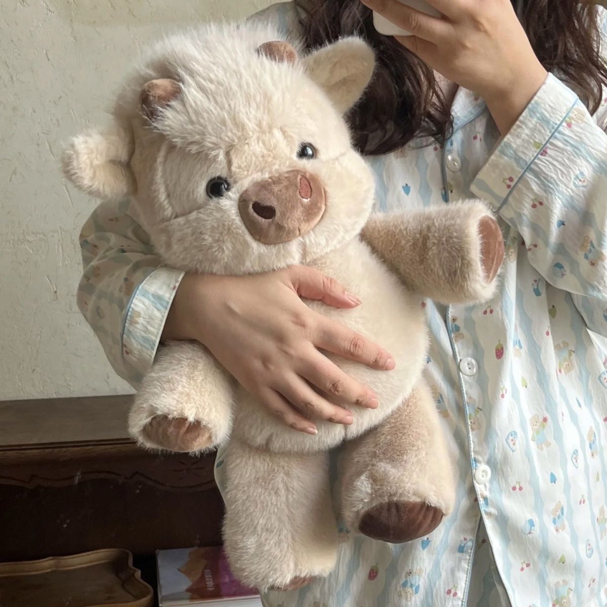 💞50K+ SOLD! 🔥🔥50% OFF!🎁🎁Adorable & Furry Highland Cattle Soft Toy