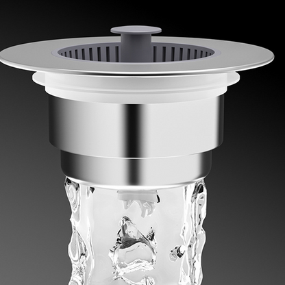 🚰 BUY 2 GET 1 FREE ! ✨ Pop-Up Sink Drain Stopper with Strainer – Clog Prevention, Easy Cleaning & Durable Design 🛡️