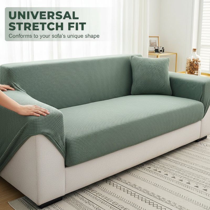 ⛅50% OFF!🛋️Jacquard Knitted Stretch Sofa Cover✨