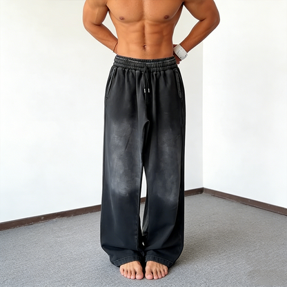 ⏳Time-Limited Special⏰Men's Wide-Leg Drawstring Casual Pants