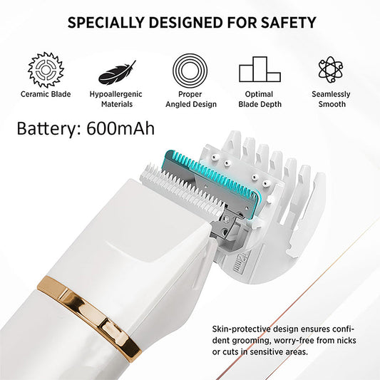 🔥Limited-time offer-3-in-1 Electric Beard Trimmer with Base