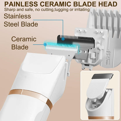 🔥Limited-time offer-3-in-1 Electric Beard Trimmer with Base