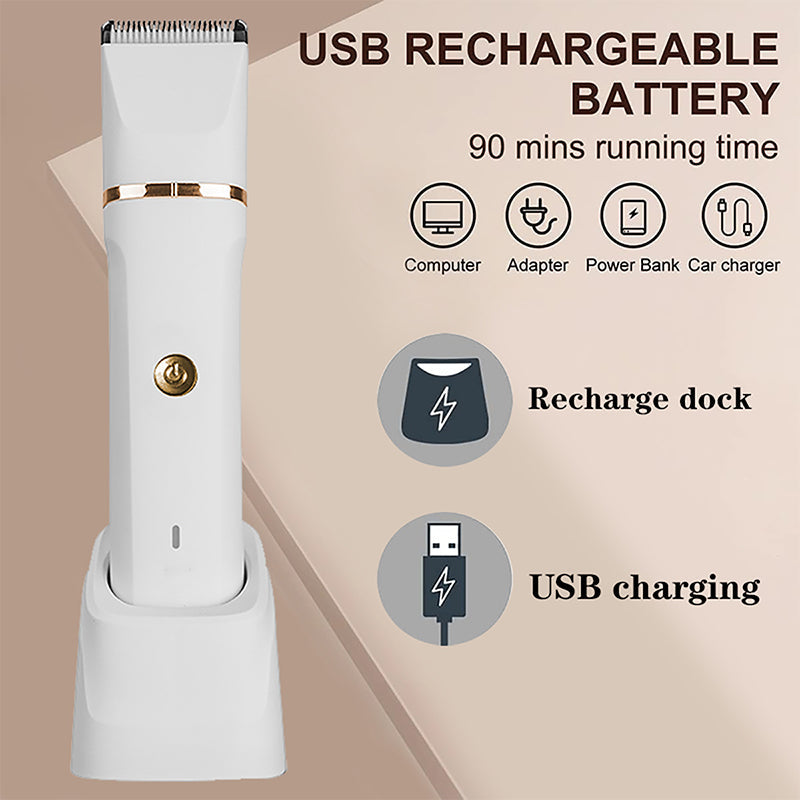 🔥Limited-time offer-3-in-1 Electric Beard Trimmer with Base