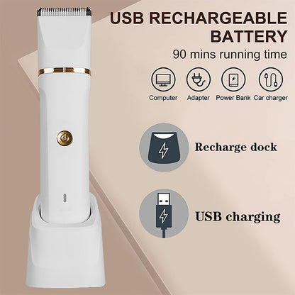 🔥Limited-time offer-3-in-1 Electric Beard Trimmer with Base