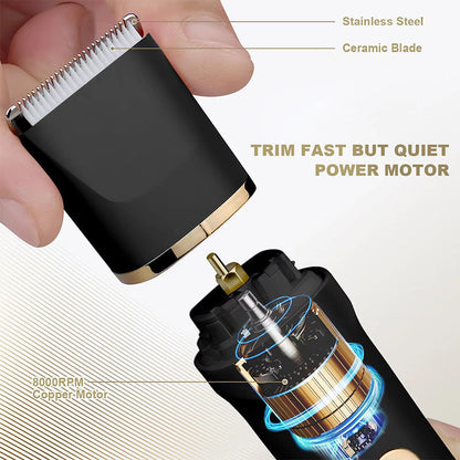 🔥Limited-time offer-3-in-1 Electric Beard Trimmer with Base