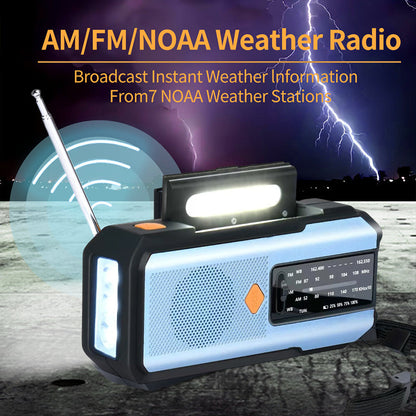 🔥Limited-time offer-Solar Hand-Crank Emergency Weather Radio