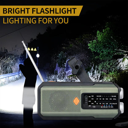 🔥Limited-time offer-Solar Hand-Crank Emergency Weather Radio