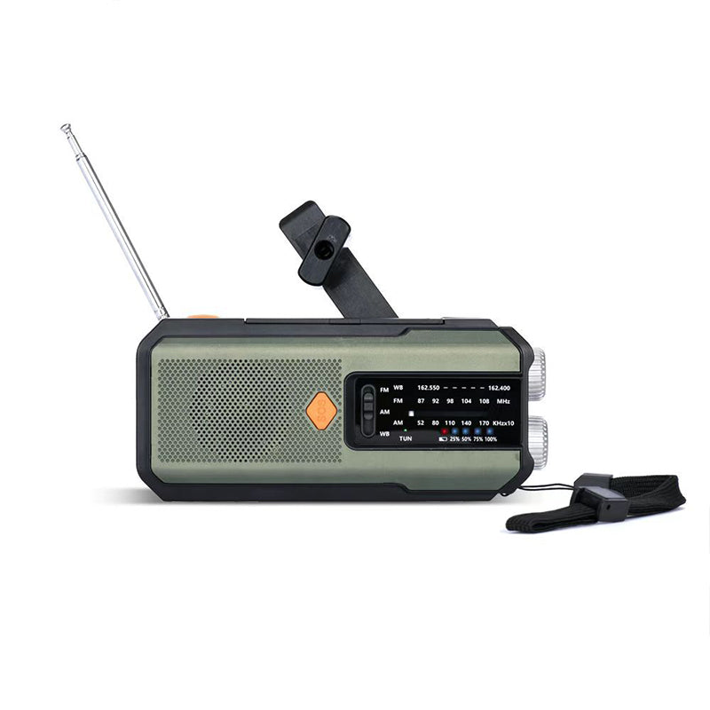 🔥Limited-time offer-Solar Hand-Crank Emergency Weather Radio