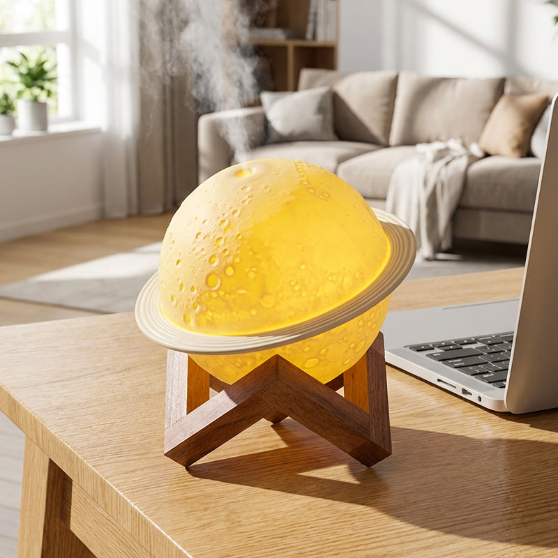 Planet Humidifier & Ambient Night Light