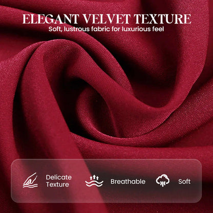 Elegant Velvet Bell Sleeve Maxi Dress