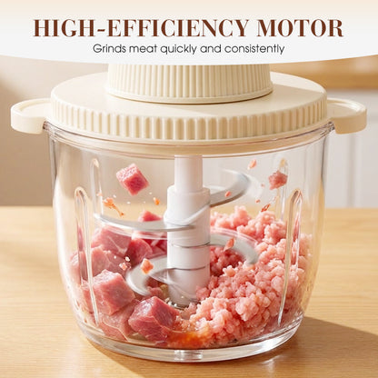 Electric Meat Grinder with 2.5L Glass Bowl