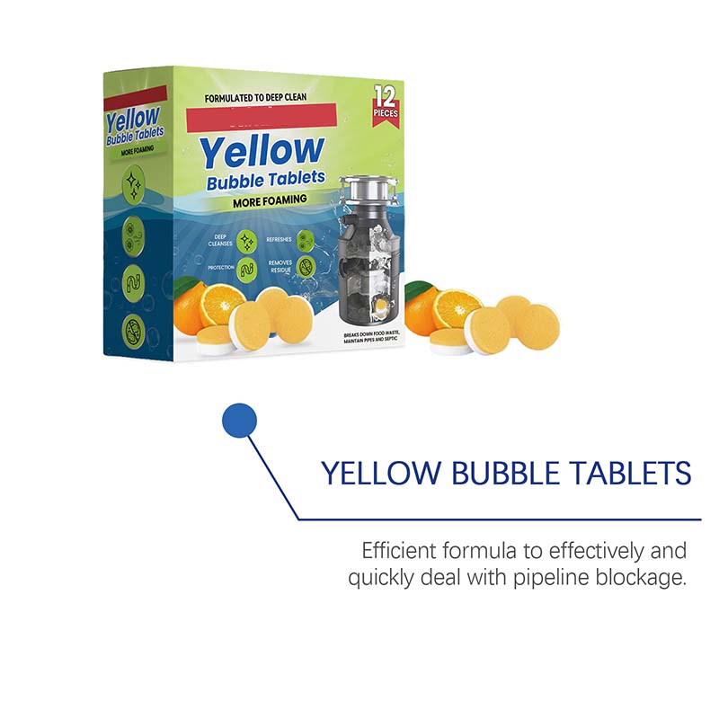12PCS Garbage Disposal Cleaner & Deodorizer Tablets