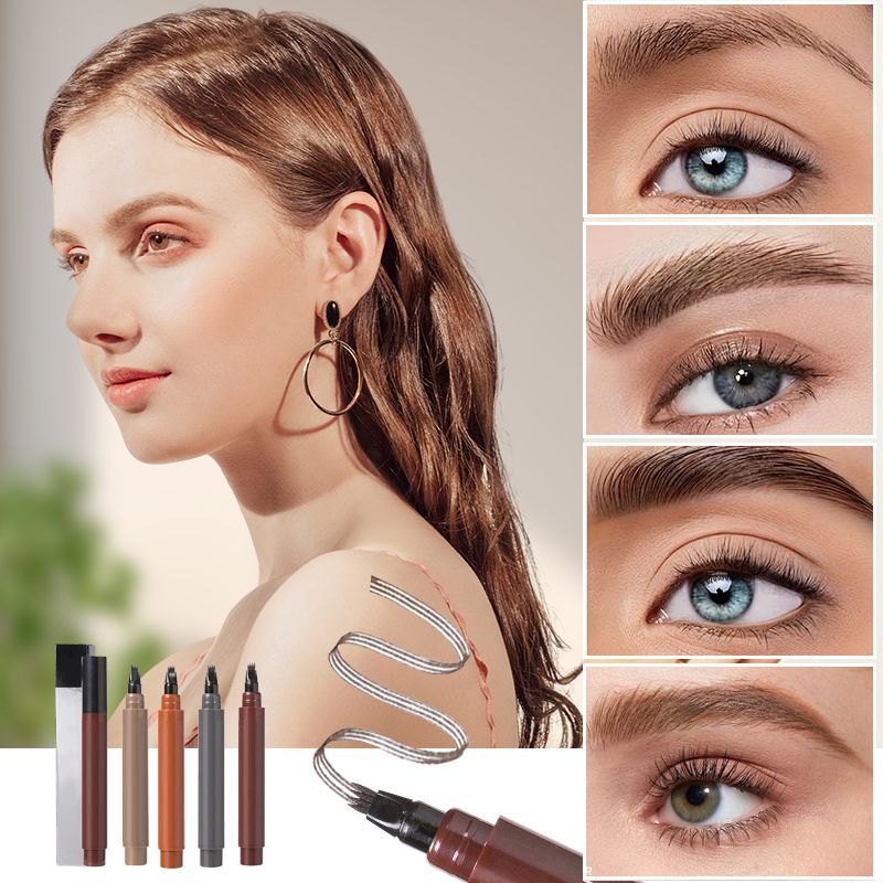 🔥Last Day-Buy 1 Get 1 Free!🎁50K+ SOLD! Almost Gone ✨✏️ Waterproof 4-Tip Beard & Eyebrow Pen – Smudge-Proof, Natural Look & Long-Lasting 🌟
