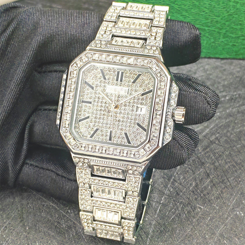 ✨Luxury Square Rhinestone Watch – Elegant Sparkle for Every Occasion✨