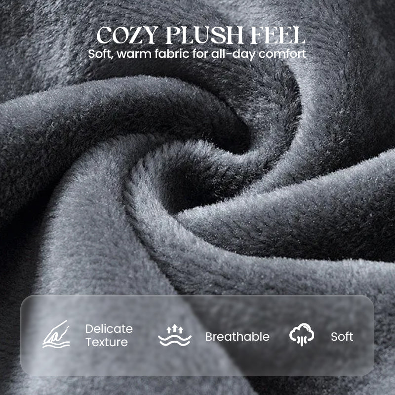 ☁️ Cozy Made Easy | Women's Plush-Warm Top & Wide-Leg Pants 2-Piece Set